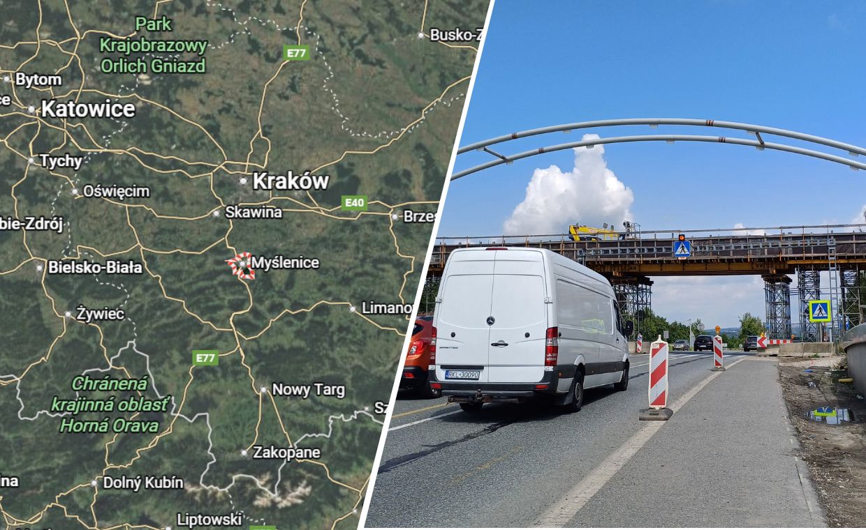 Utrudnienia na zakopiance. W tym miejscu może się korkować