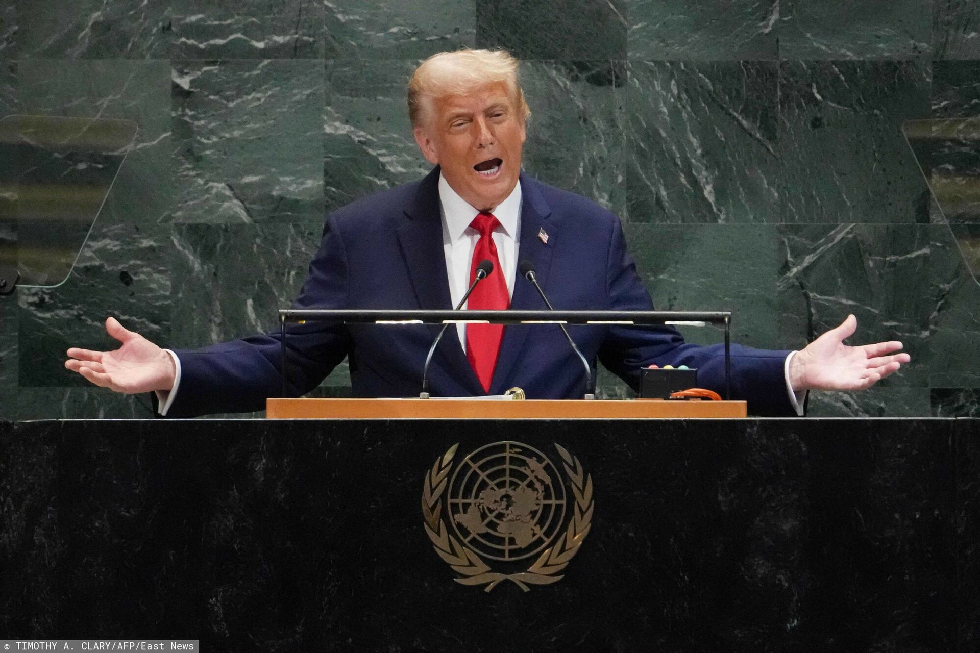 Trump o naruszeniach przestrzeni powietrznej. Stanowcze słowa