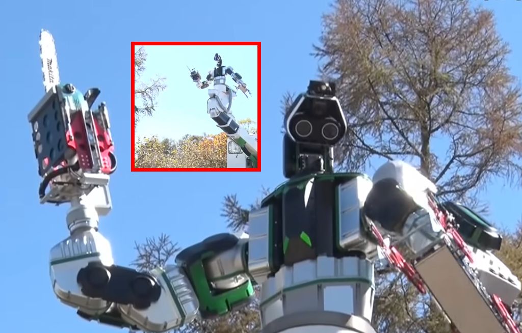 Japoński humanoid z piłą łańcuchową. Ma jedno zadanie