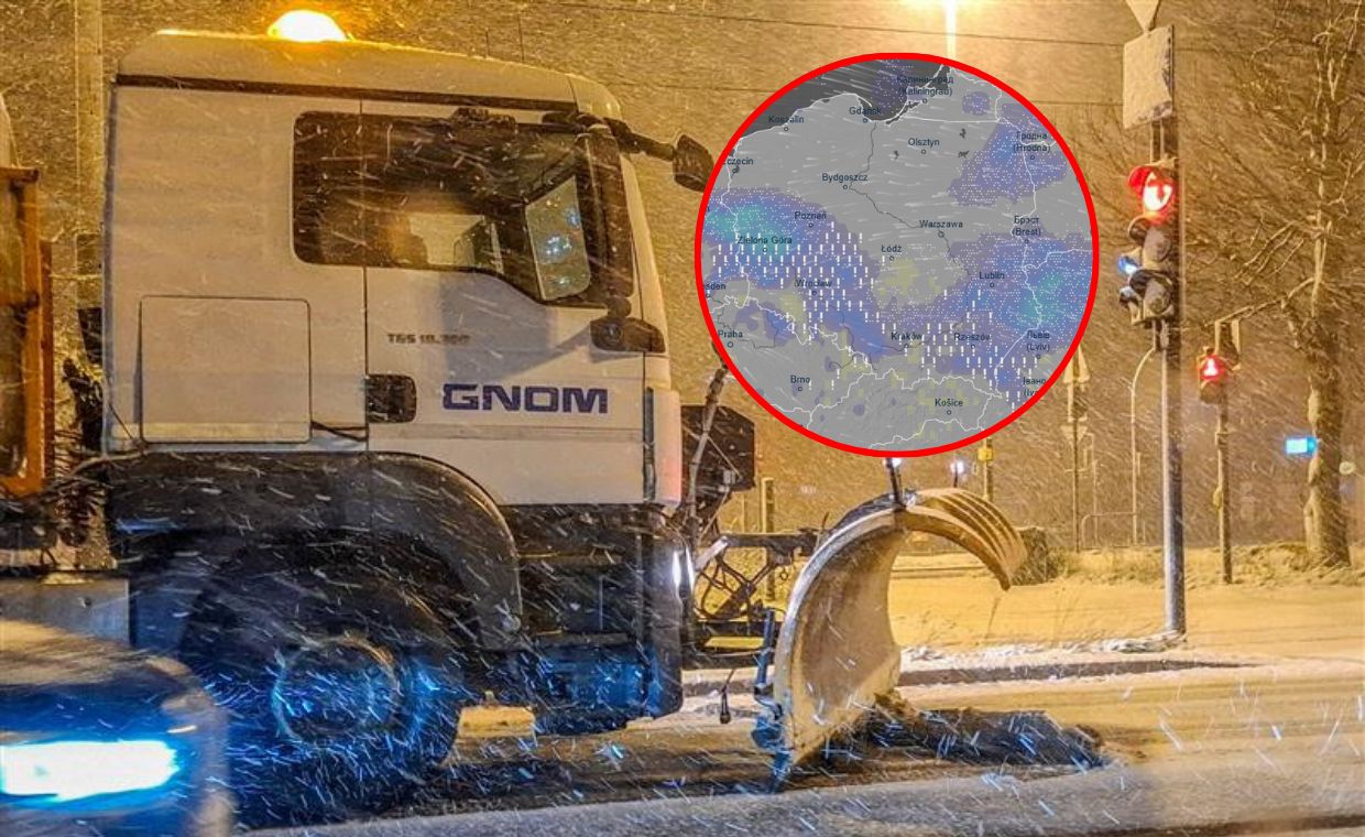 Dwa dni pod znakiem opadów. Na drogach pojawi się gołoledź