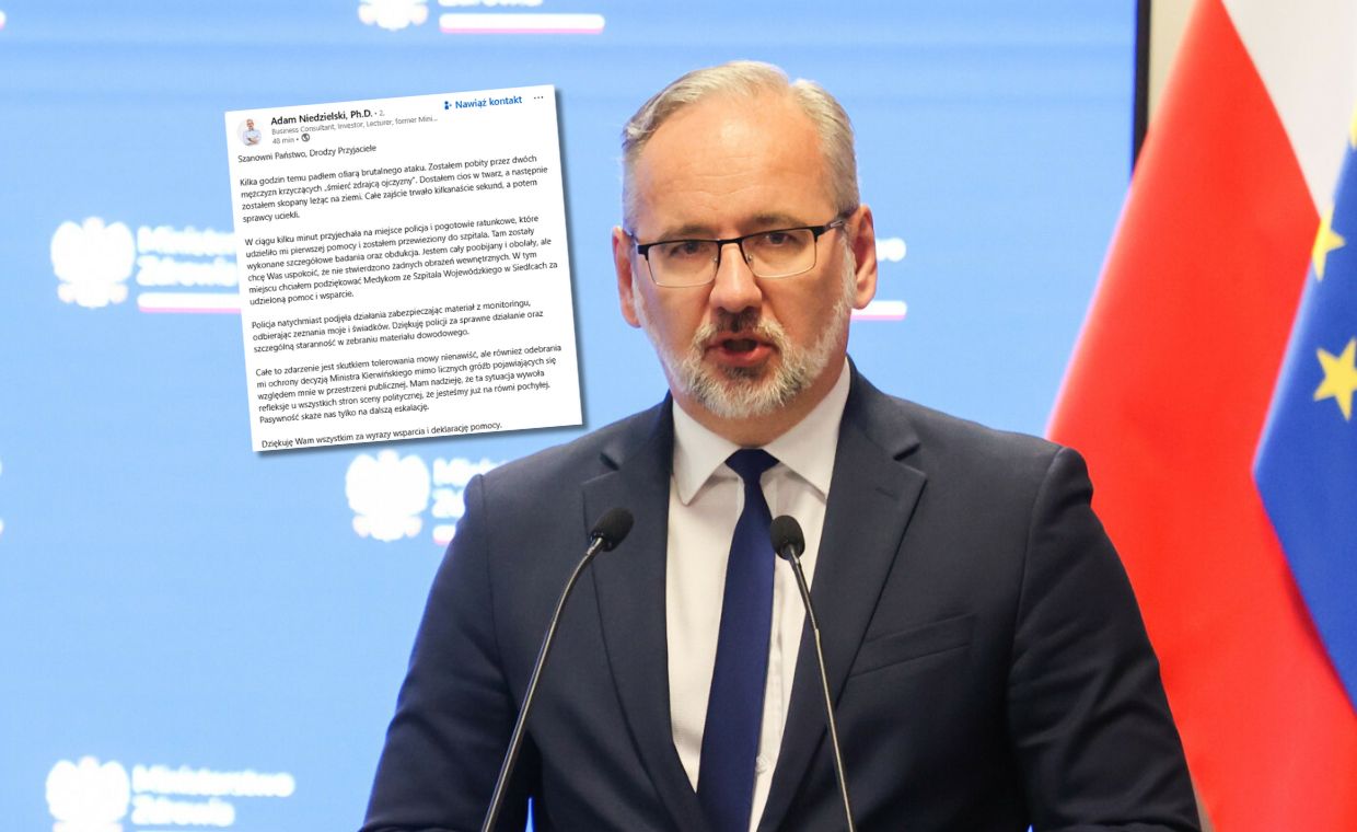 Niedzielski zabrał głos ws. napaści na niego. Wskazuje przyczyny