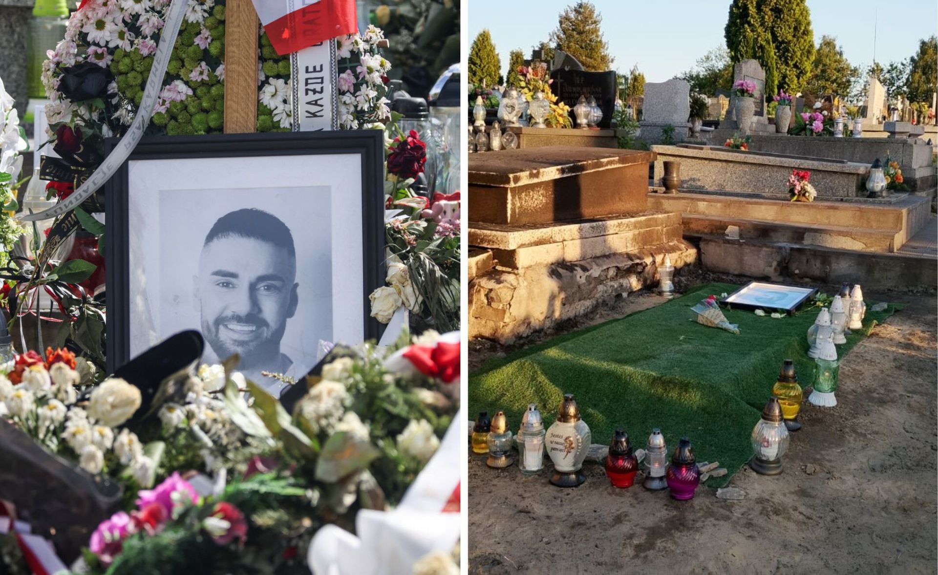 Tak wygląda grób Litewki po pożarze. Mamy zdjęcia