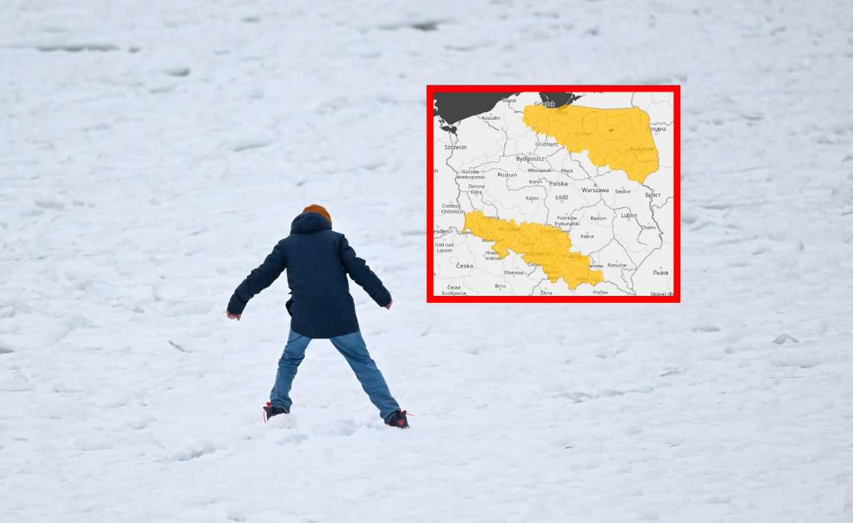 Silny mróz nad północą Polski. Oblodzenie przez cały czas grozi na południu