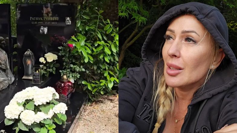OKRADZIONO grób syna Sylwii Peretti. Celebrytka zwróciła się do złodzieja: "Żeby ci uschły ręce!"