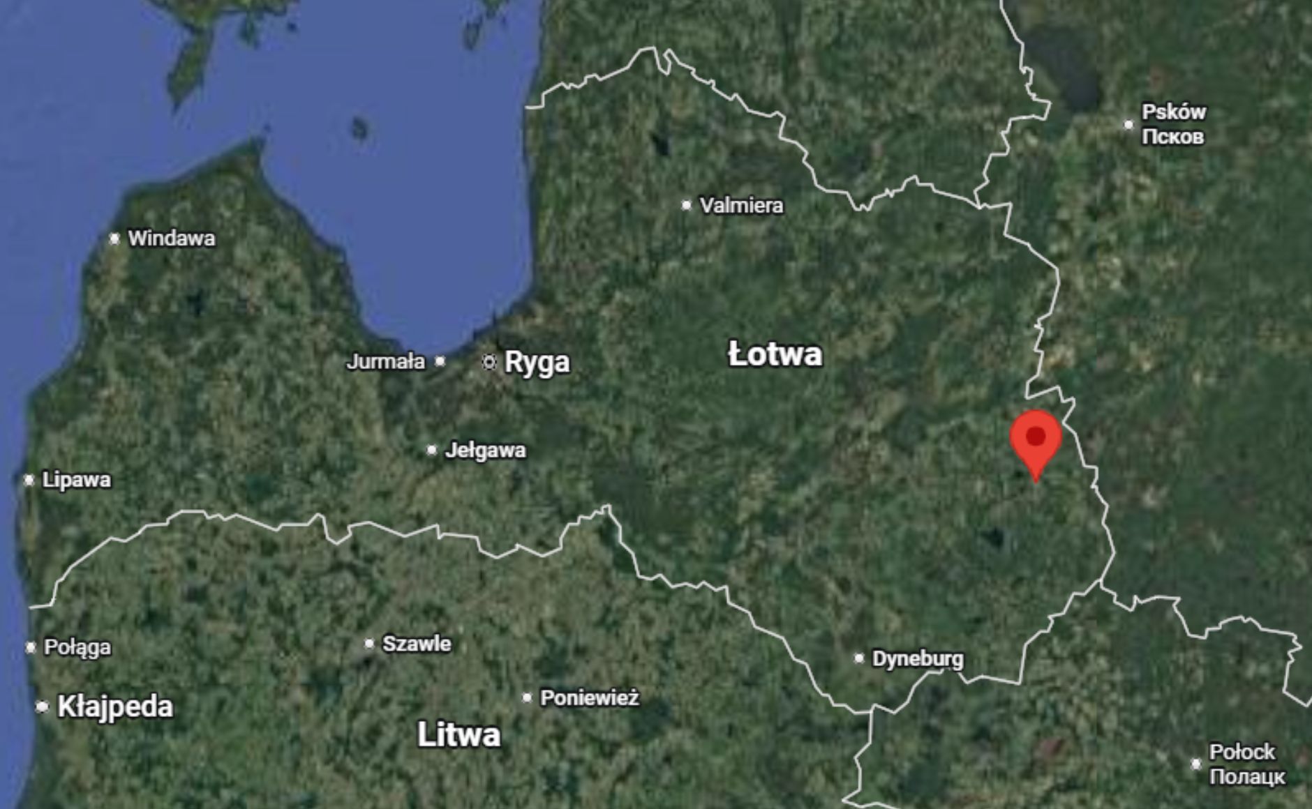 Na Łotwie rozbiły się dwa drony. Wleciały z Rosji