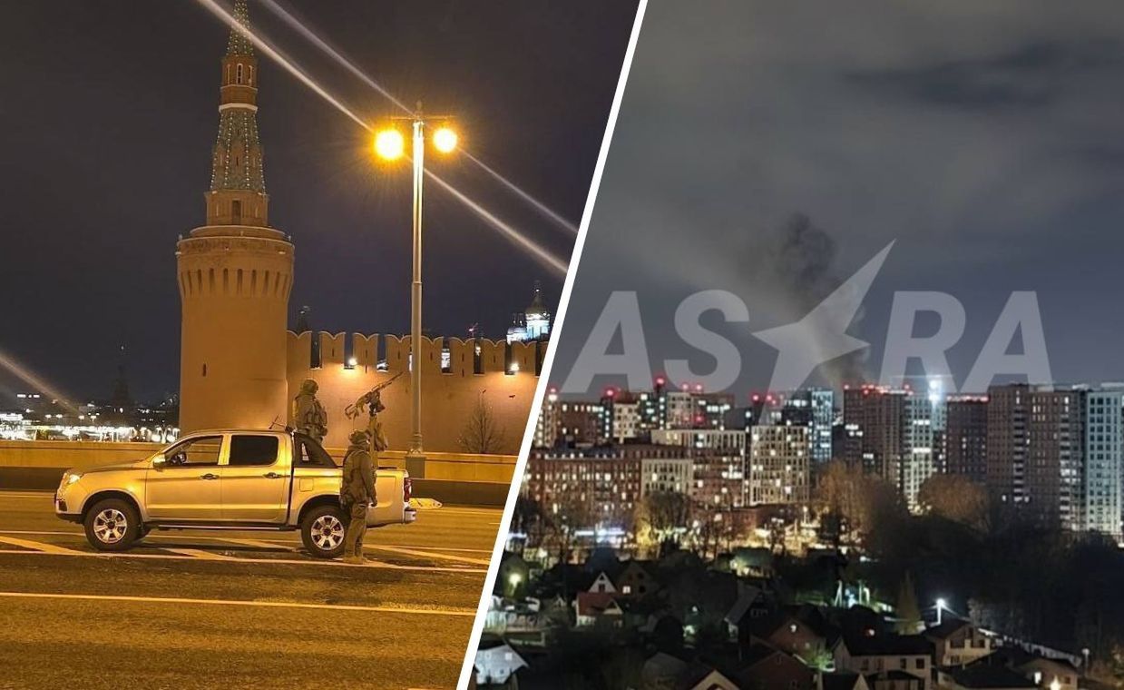 Atak dronów na Moskwę. Słychać eksplozje