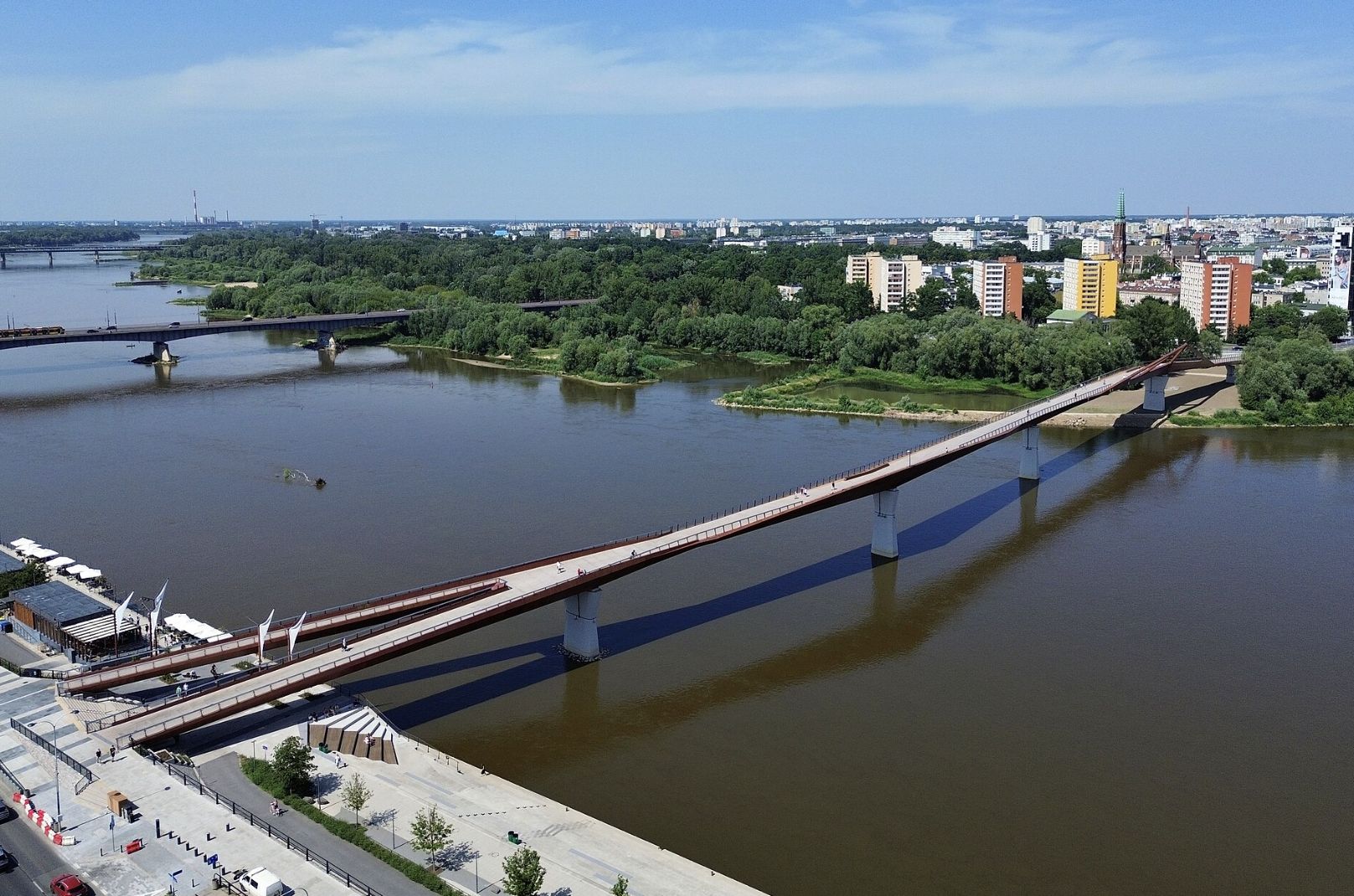 Jednak nie "Agrafka". Stołeczna kładka pieszo-rowerowa ma patronkę