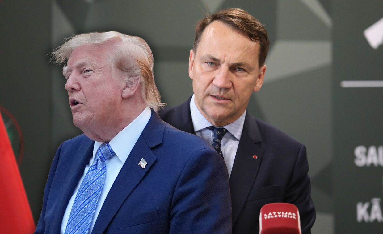 Sikorski: Trump może doprowadzić do honorowego zakończenia wojny