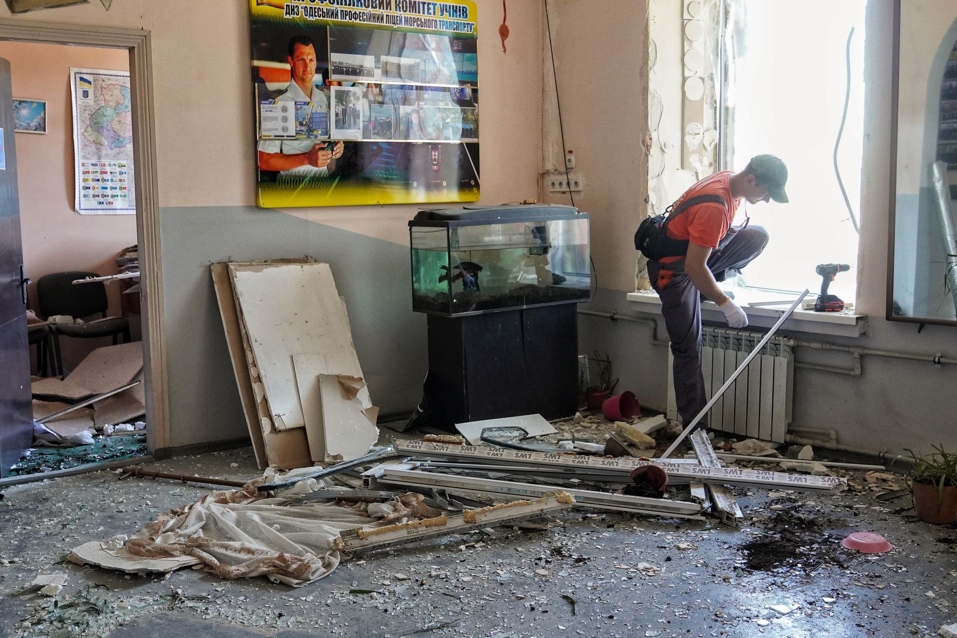 Odessa po nocnym ataku. Dwie osoby nie żyją, wśród rannych dzieci