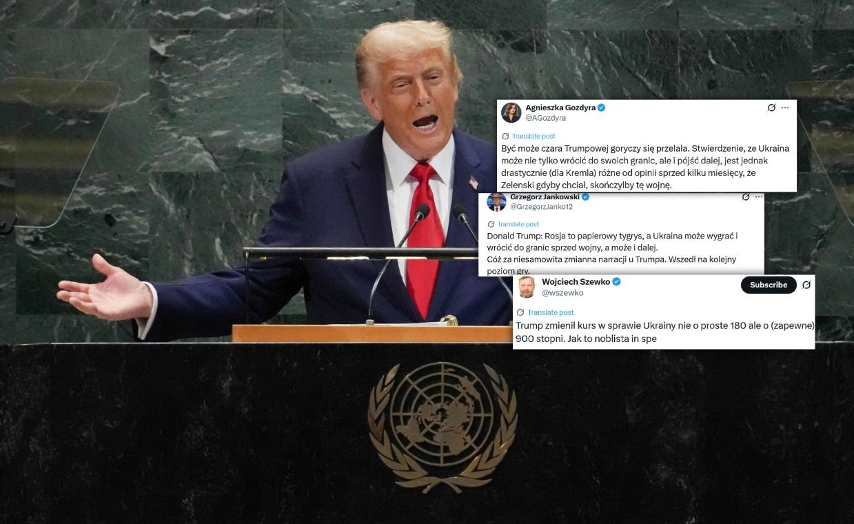 W sieci wrze po ostrych słowach Trumpa. "Zmienił kurs o 900 stopni"