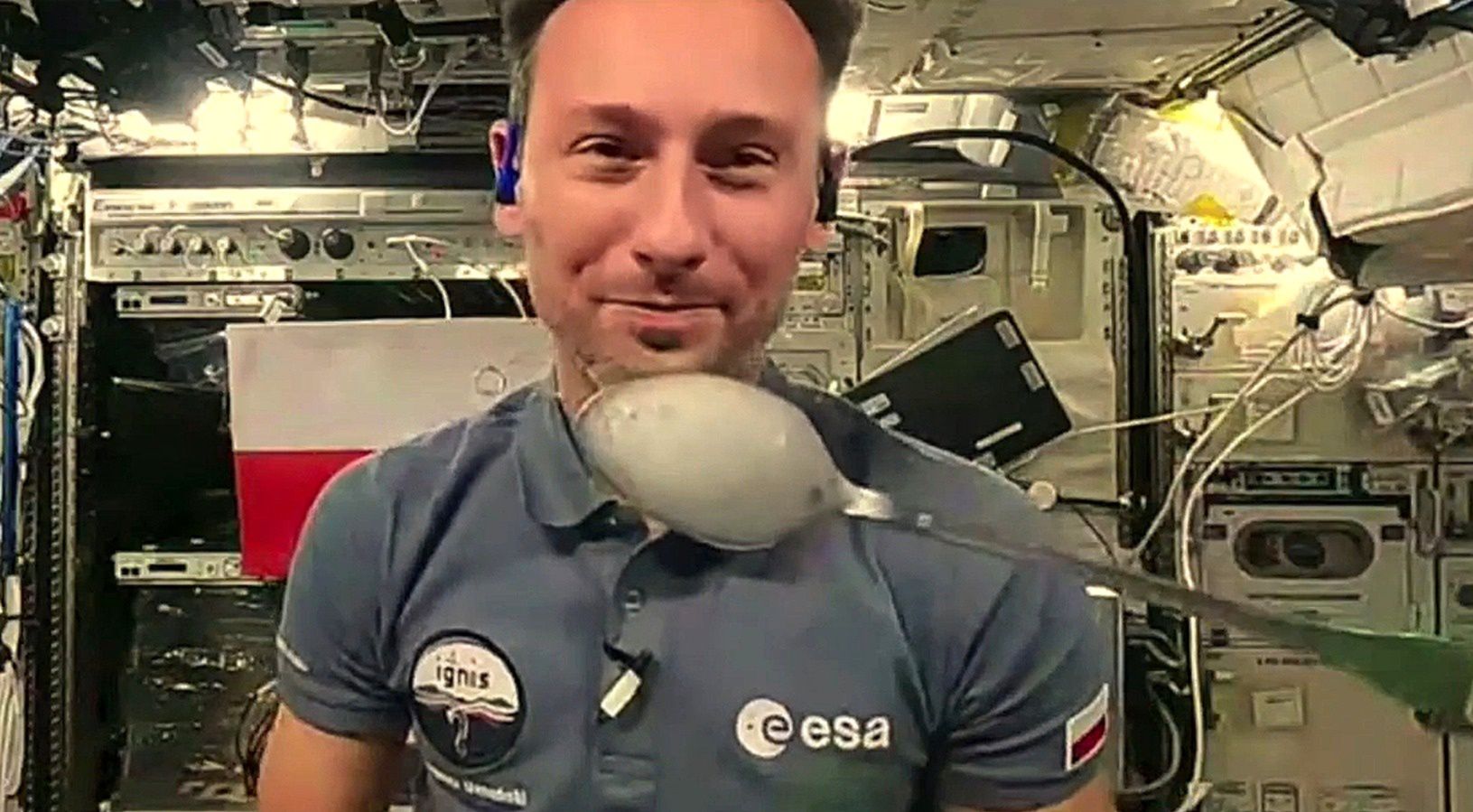 Ostatnie połączenie Polaka z kosmosu. Odpowiadał na pytania dzieci