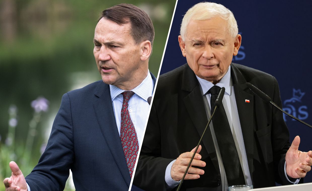 Sikorski odpowiada Kaczyńskiemu. "Całował mnie po rękach"