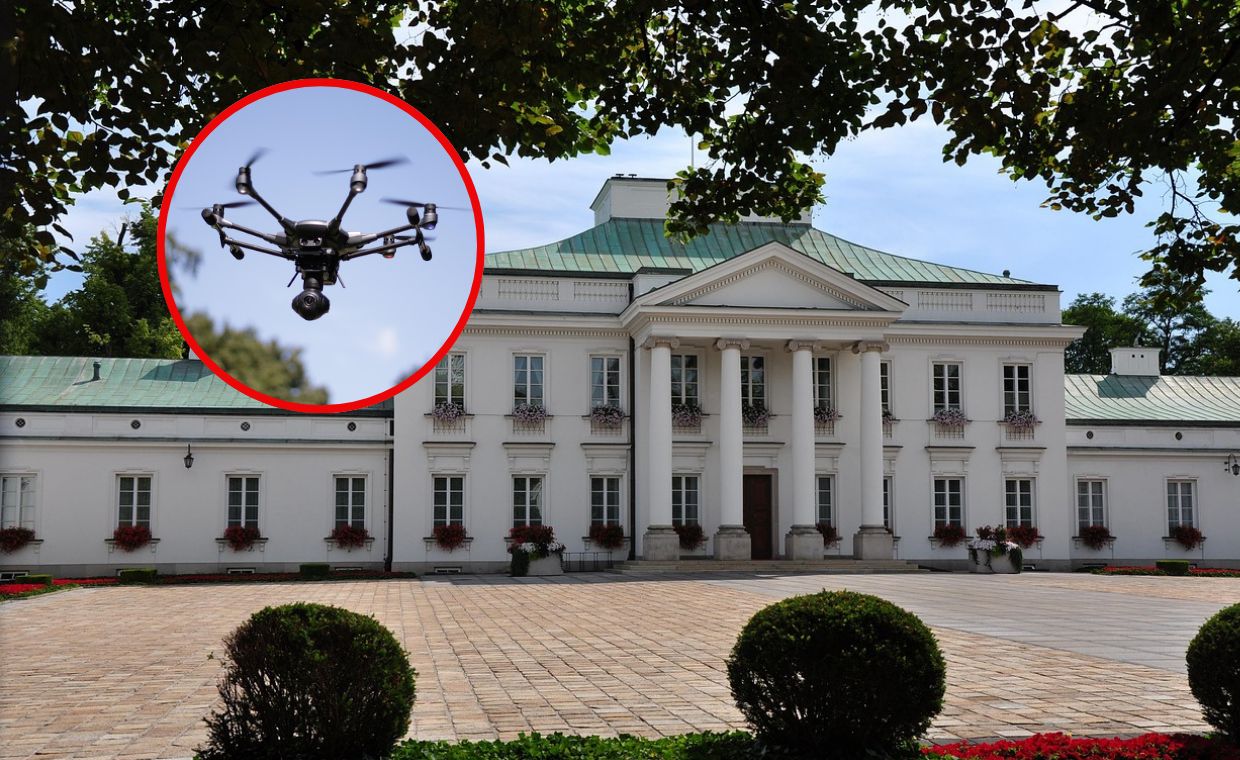 Dron nad Belwederem. Najnowsze informacje ABW
