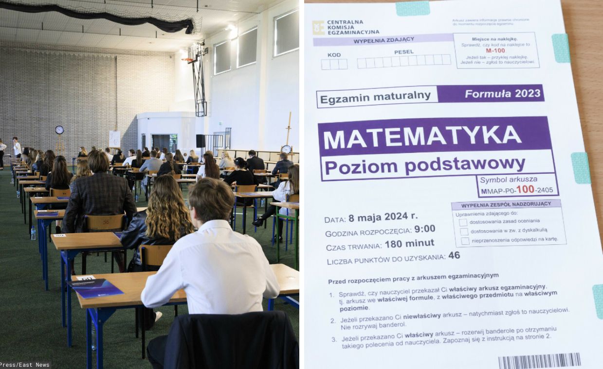 Matura 2024 z matematyki na poziomie podstawowym. Mamy rozwiązania