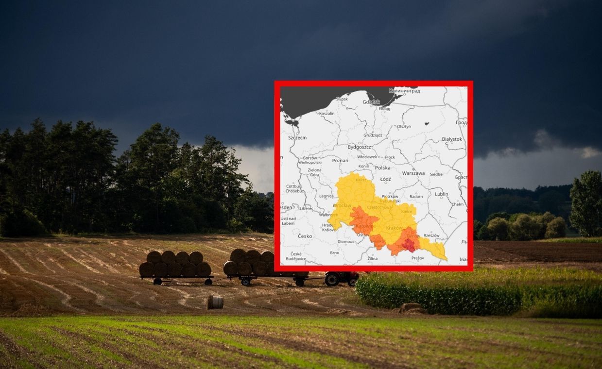 Niebezpieczna pogoda. Burze i silne opady deszczu