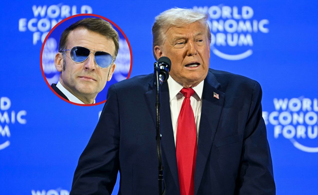 Zwrócił uwagę na wygląd Macrona. "Co się do diabła stało?"