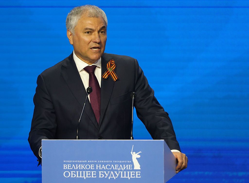 Putin pozdrowił Kima. Wiadomość przekazał Wołodin