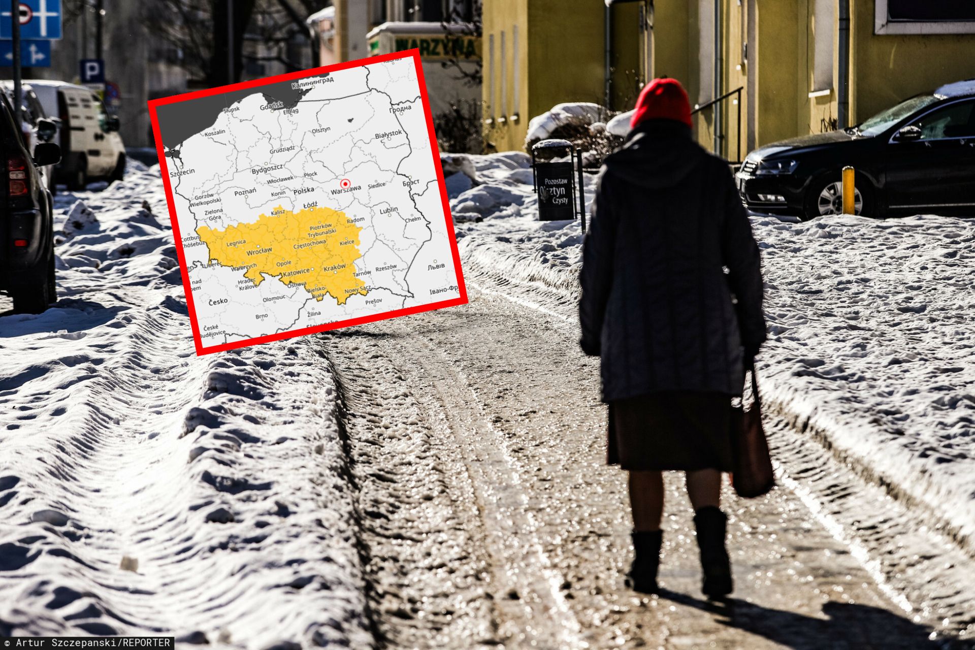 Alarm dla ośmiu województw. Wraca "czarny lód"