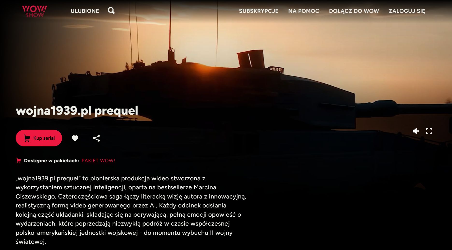 Pierwszy w Polsce serial wyprodukowany z wykorzystaniem AI