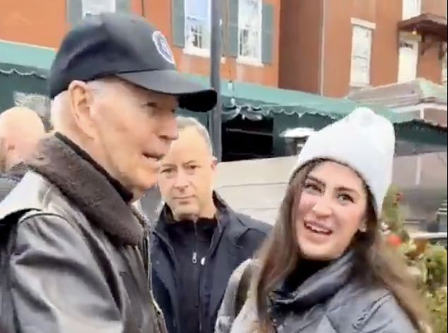 Biden i uchodźcy z Ukrainy. Spontaniczne podziękowania na ulicy