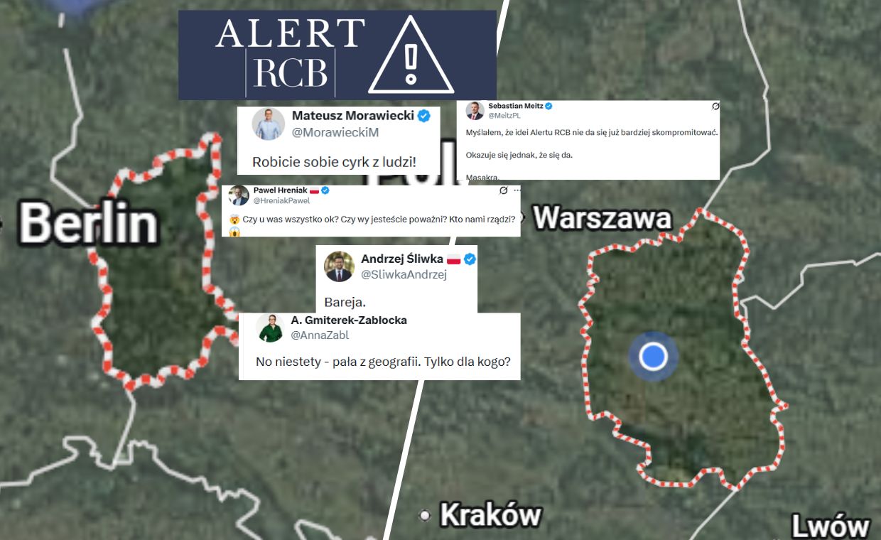 Alert o ataku trafił na zły koniec Polski. W sieci burza