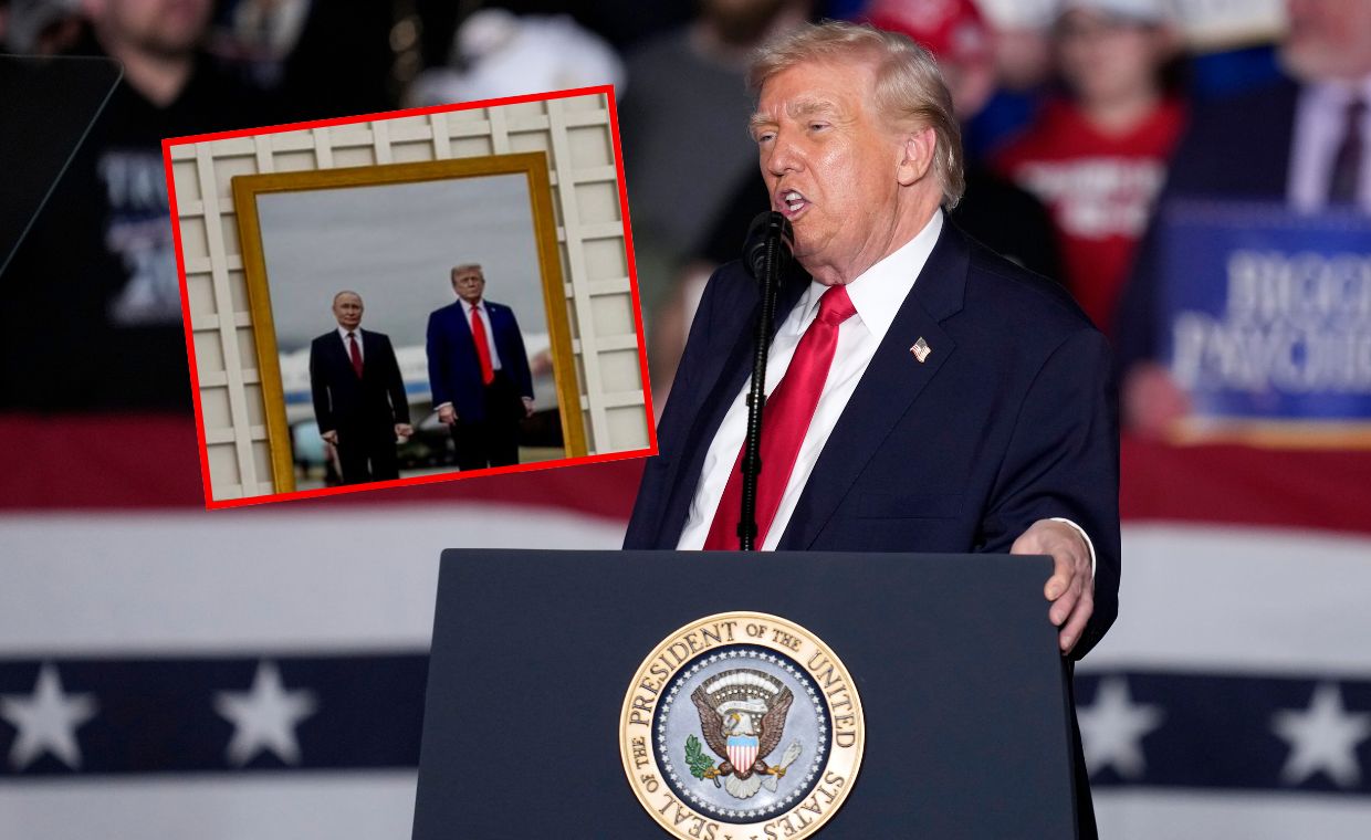 "Putin" w Białym Domu. Trump powiesił zaskakujące zdjęcie