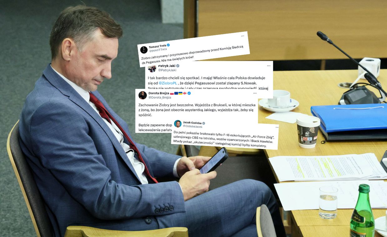 Doprowadzenie Ziobry przed komisję. Lawina komentarzy w sieci