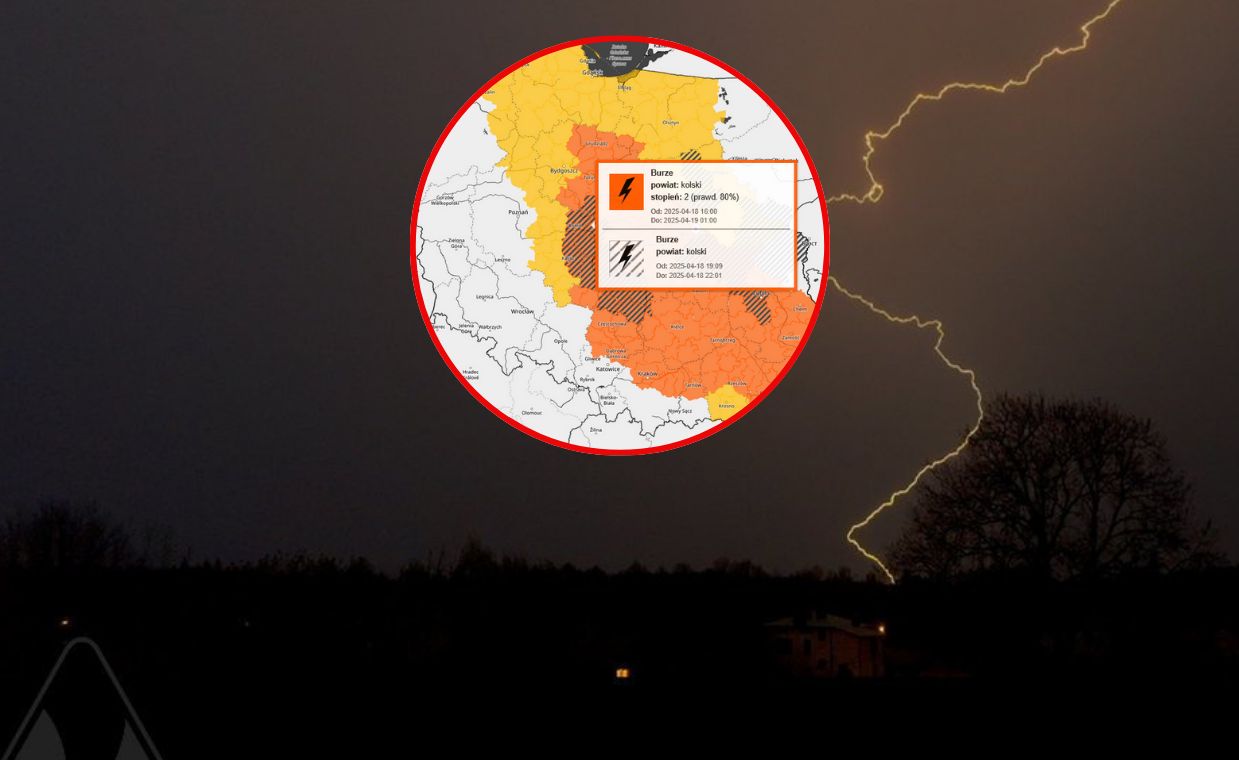 Nawałnice nad Polską to jeszcze nie koniec. IMGW alarmuje