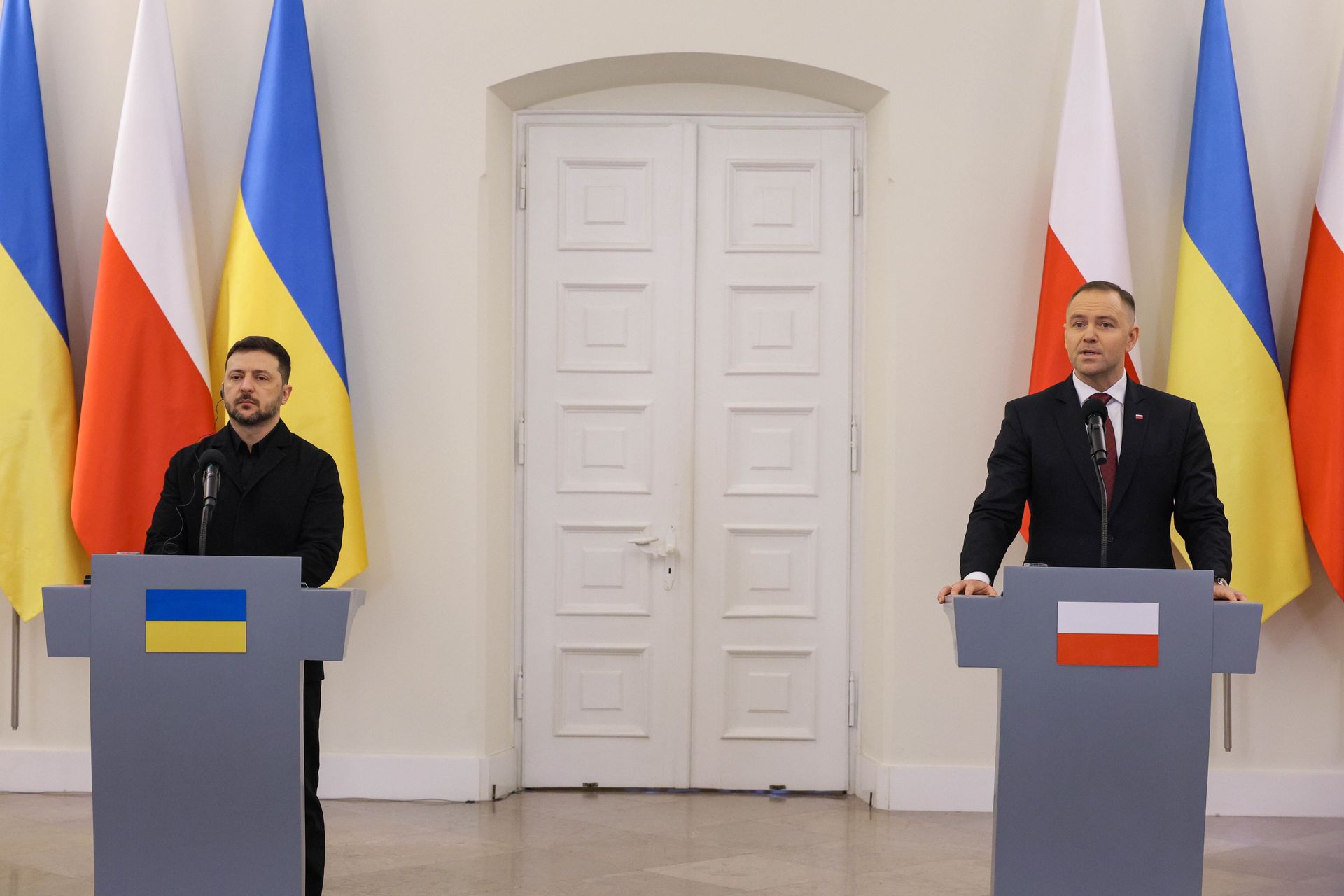 Zełenski u Nawrockiego. Padł temat niedostatecznego docenienia Polski