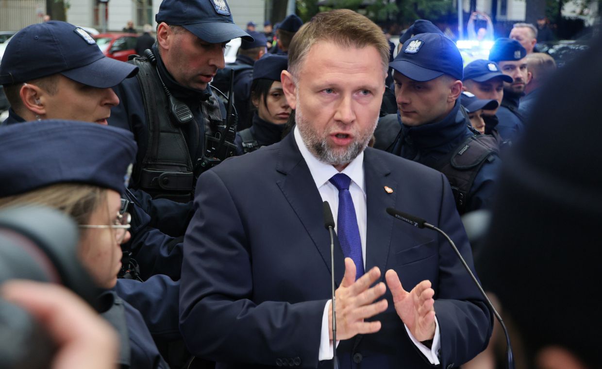 "To jest upadek". Kierwiński o wizycie Nawrockiego w TK