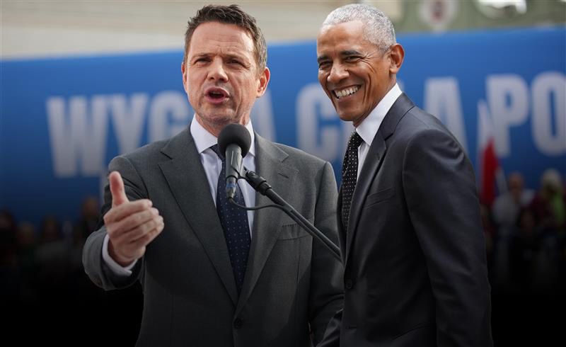 Obama w Polsce. Sztabowcy Trzaskowskiego ucinają spekulacje