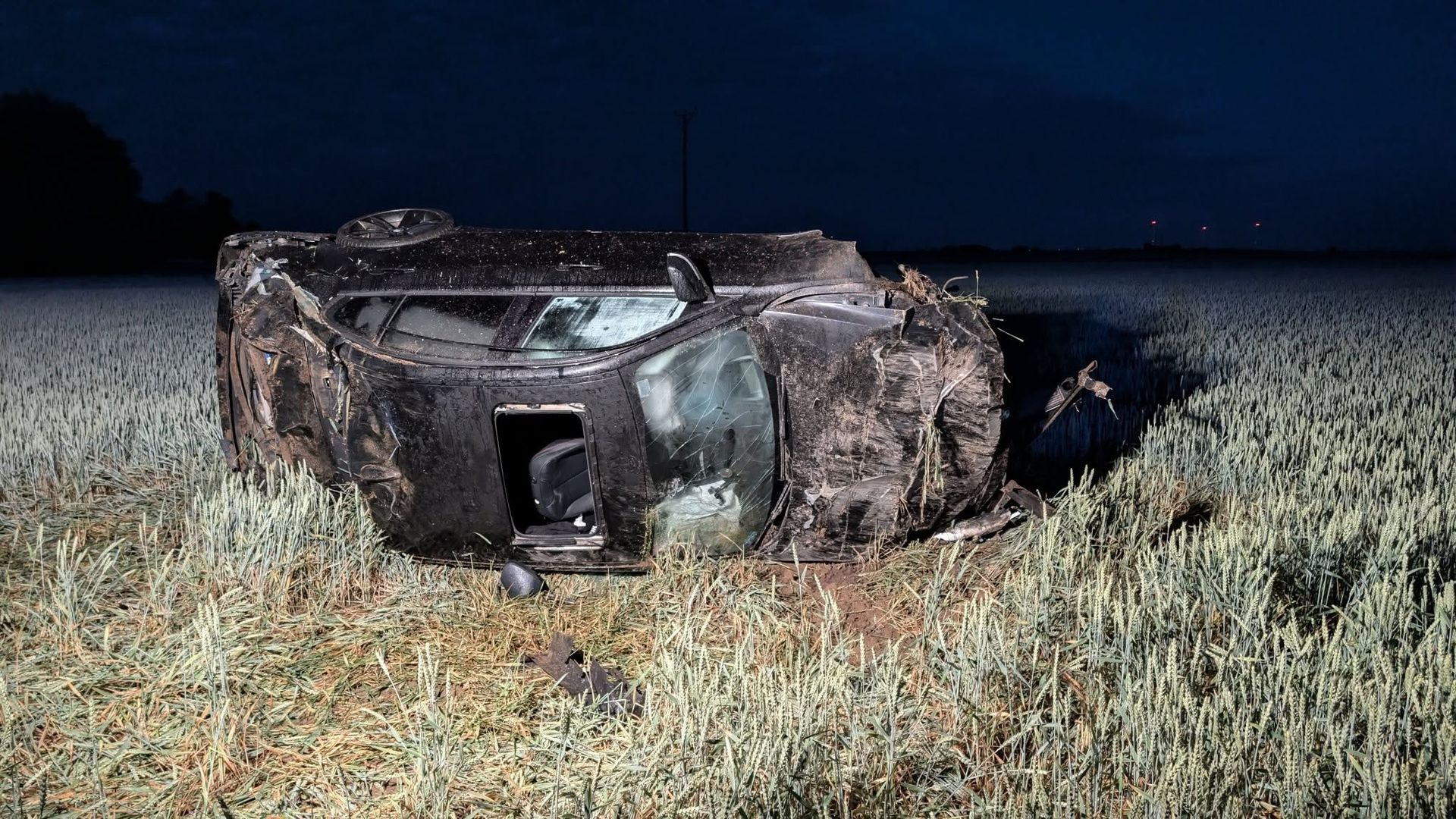 Auto dachowało w Wielkopolsce. 5 osób w szpitalu