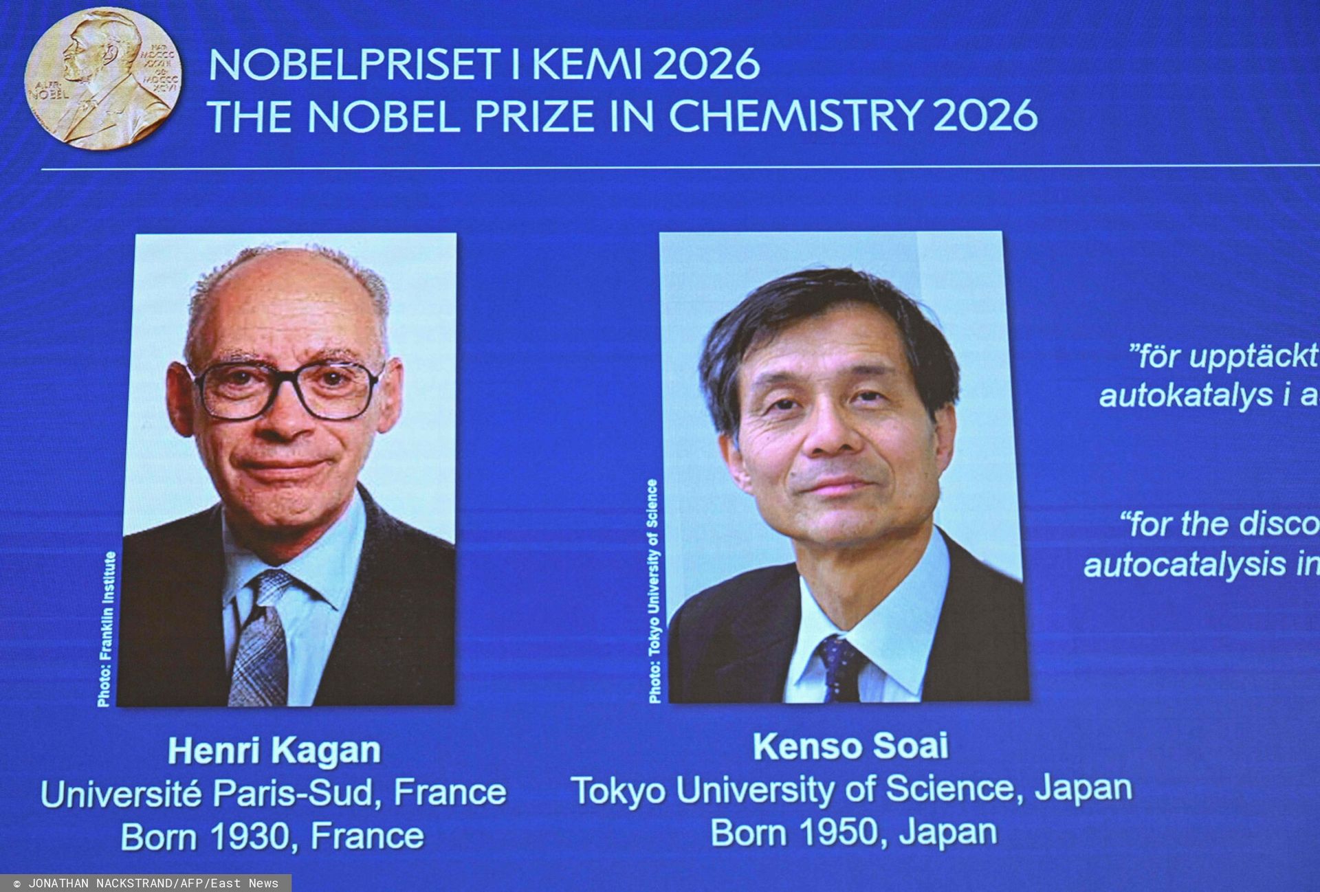Nagroda Nobla z chemii. Znamy tegorocznych laureatów