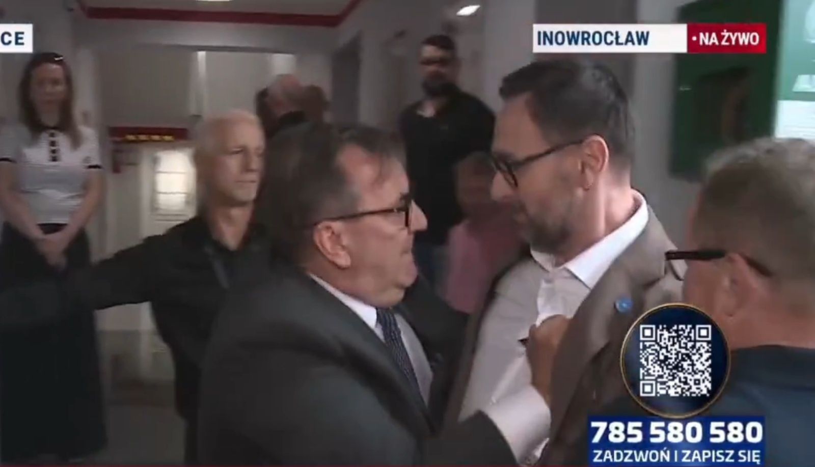 Sceny z udziałem Obajtka. Doszło do szarpaniny