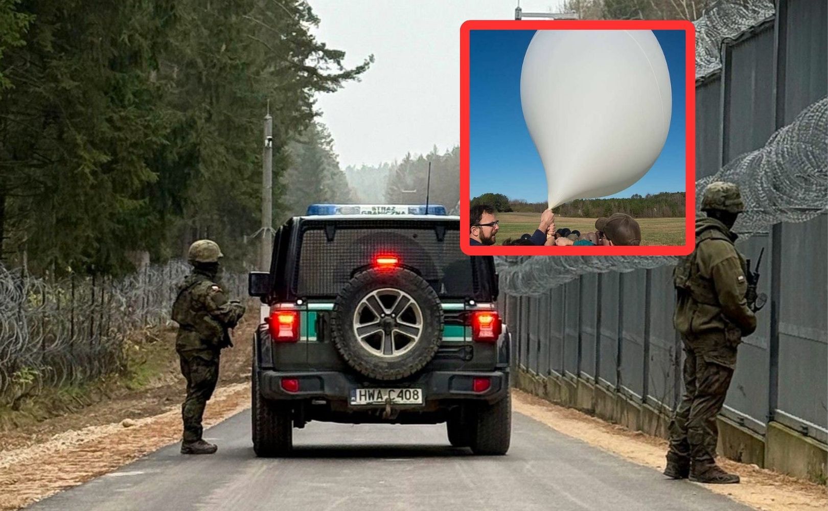 Balony z Białorusi nad Polską. Wyjaśniamy, jak działają