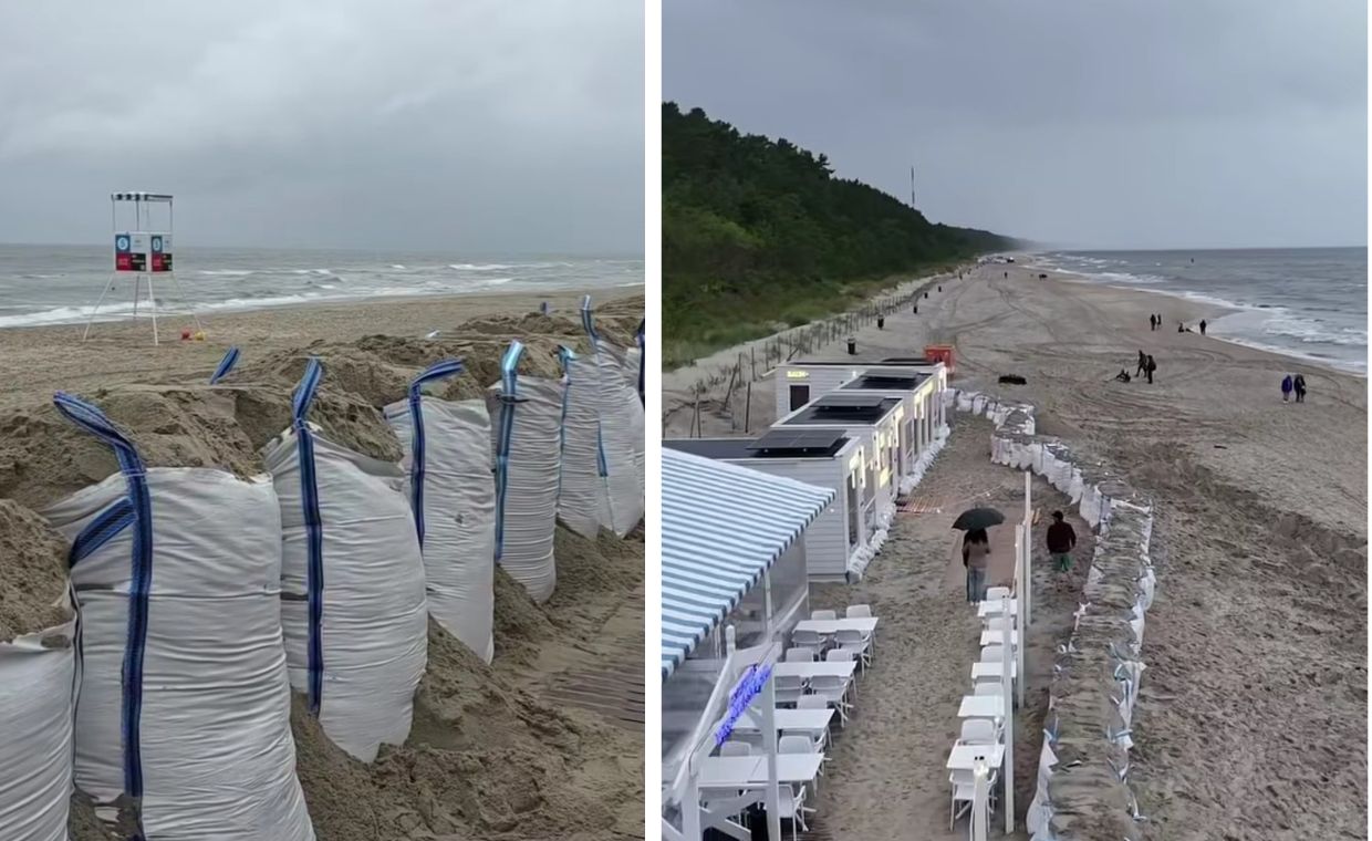 Krynica Morska szykuje się na uderzenie wiatru. "Jest lęk"
