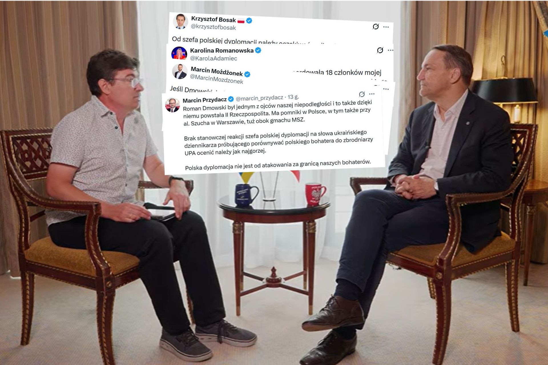 "Szkodnik". Oburzenie po wywiadzie Sikorskiego