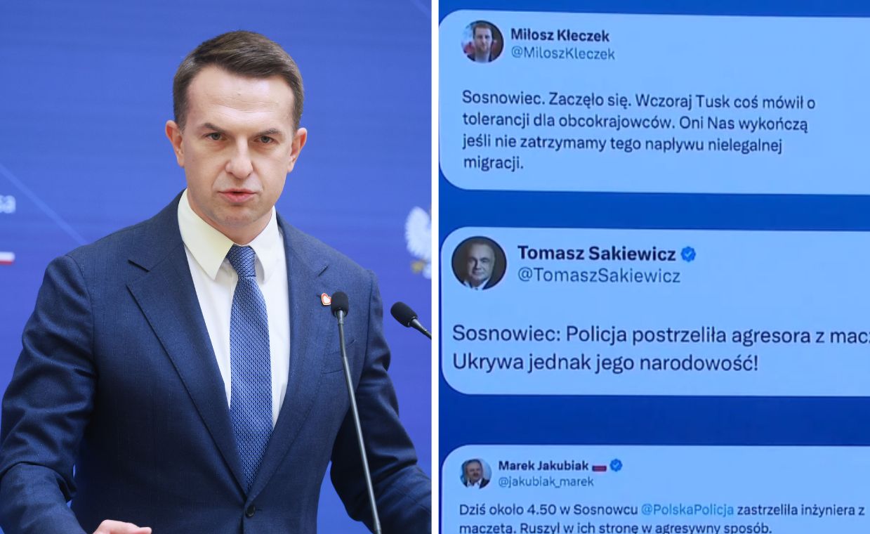 Szłapka atakuje pracowników Republiki. Mówi o "dezinformacji"