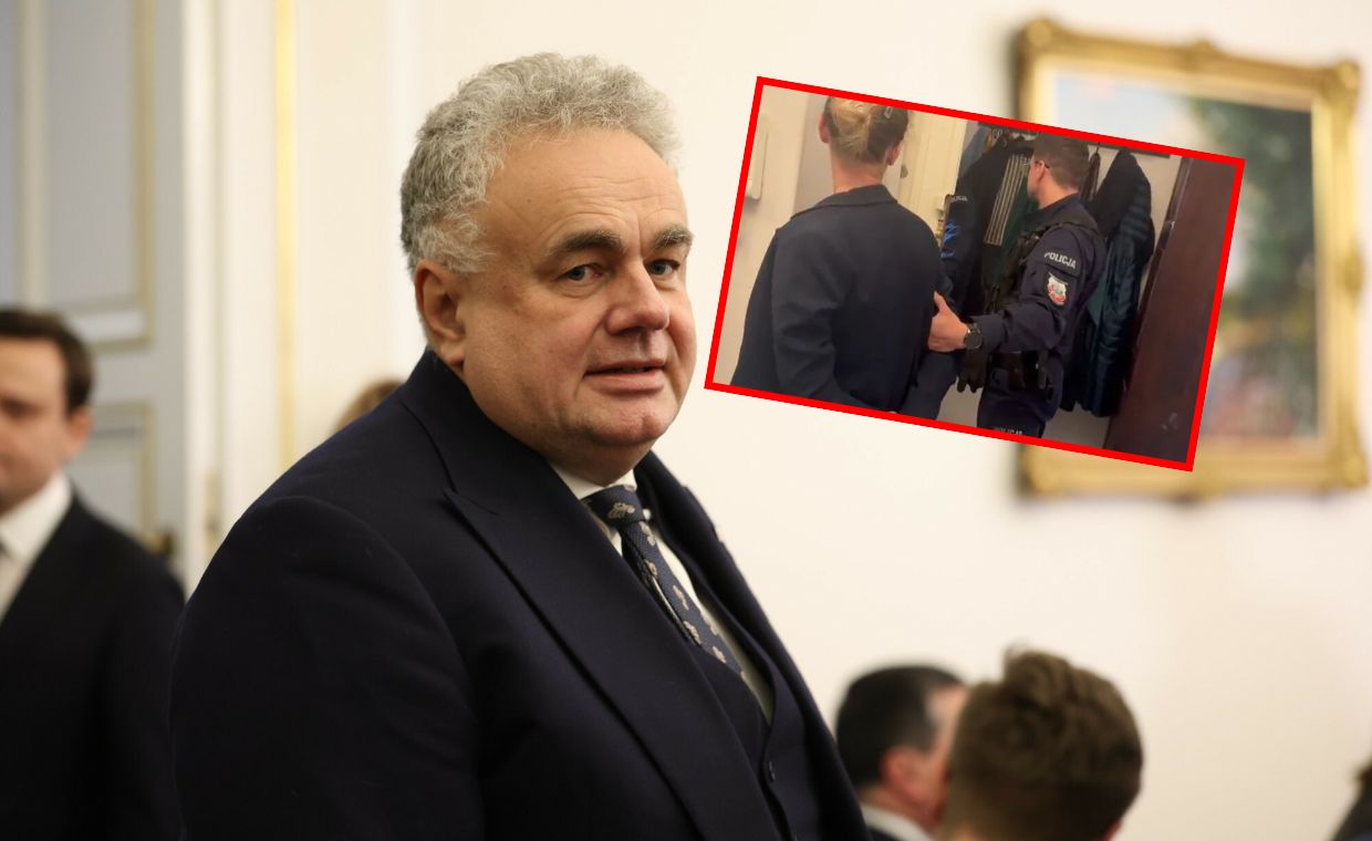 Interwencja służb w mieszkaniu Sakiewicza. Policja pokazała nagranie