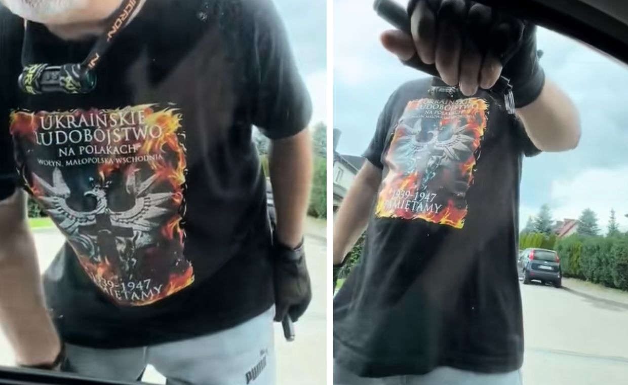 Ukraińcy nagrali agresywnego sąsiada. Szybka reakcja policji po artykule WP