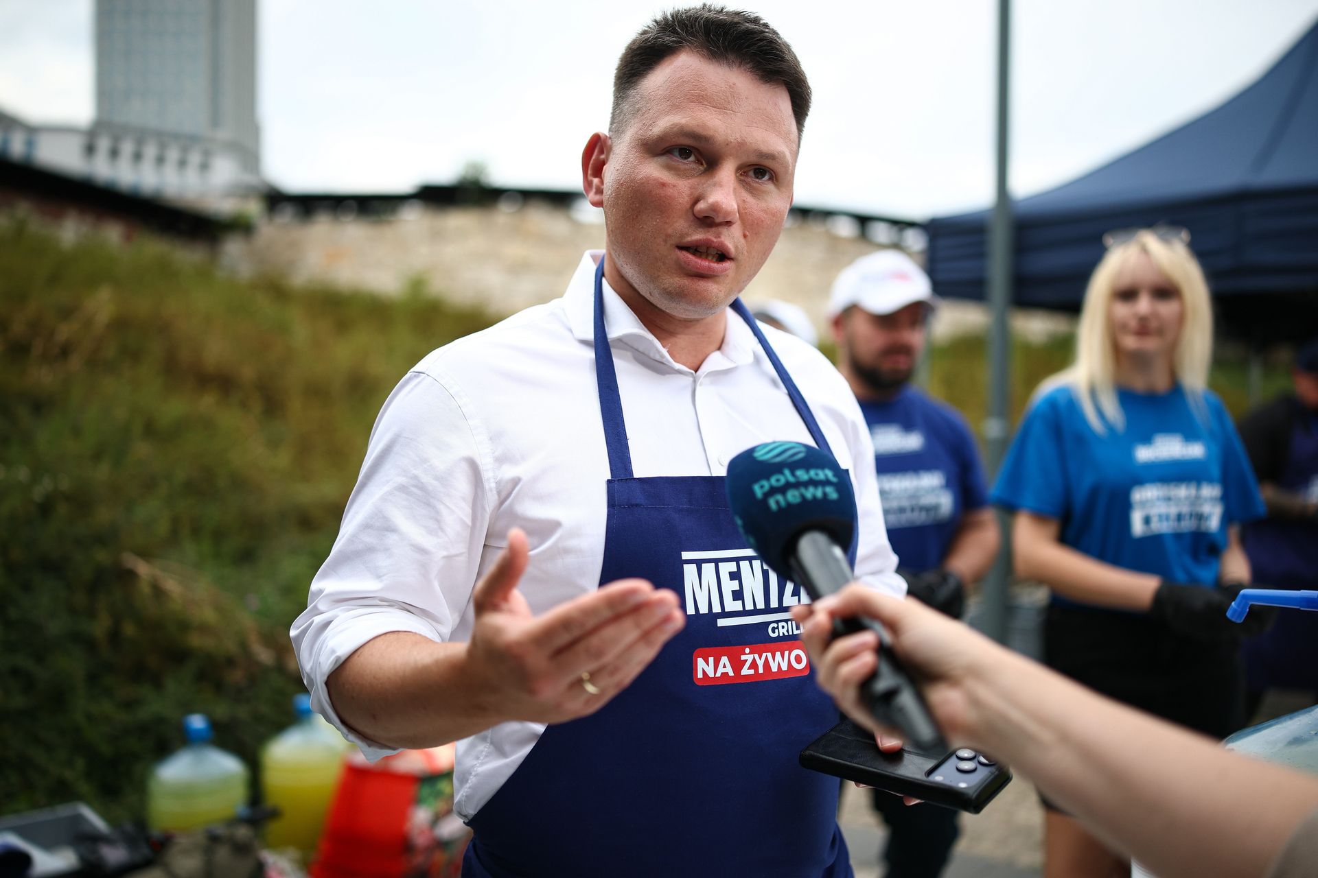 Mentzen ostro o Nawrockim. "Bardzo duży błąd"