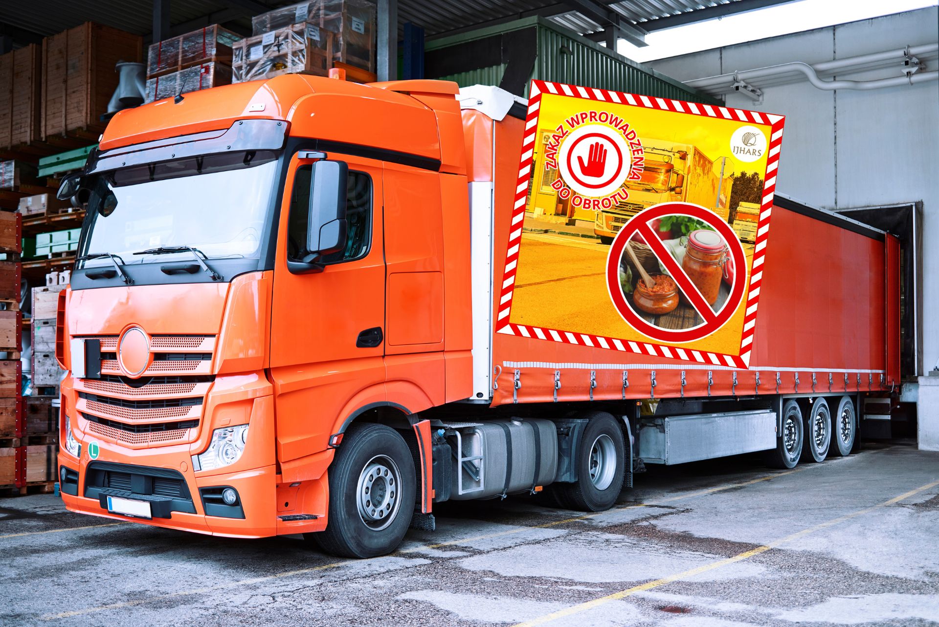 Transport z Ukrainy zatrzymany. W produktach wykryto pleśń