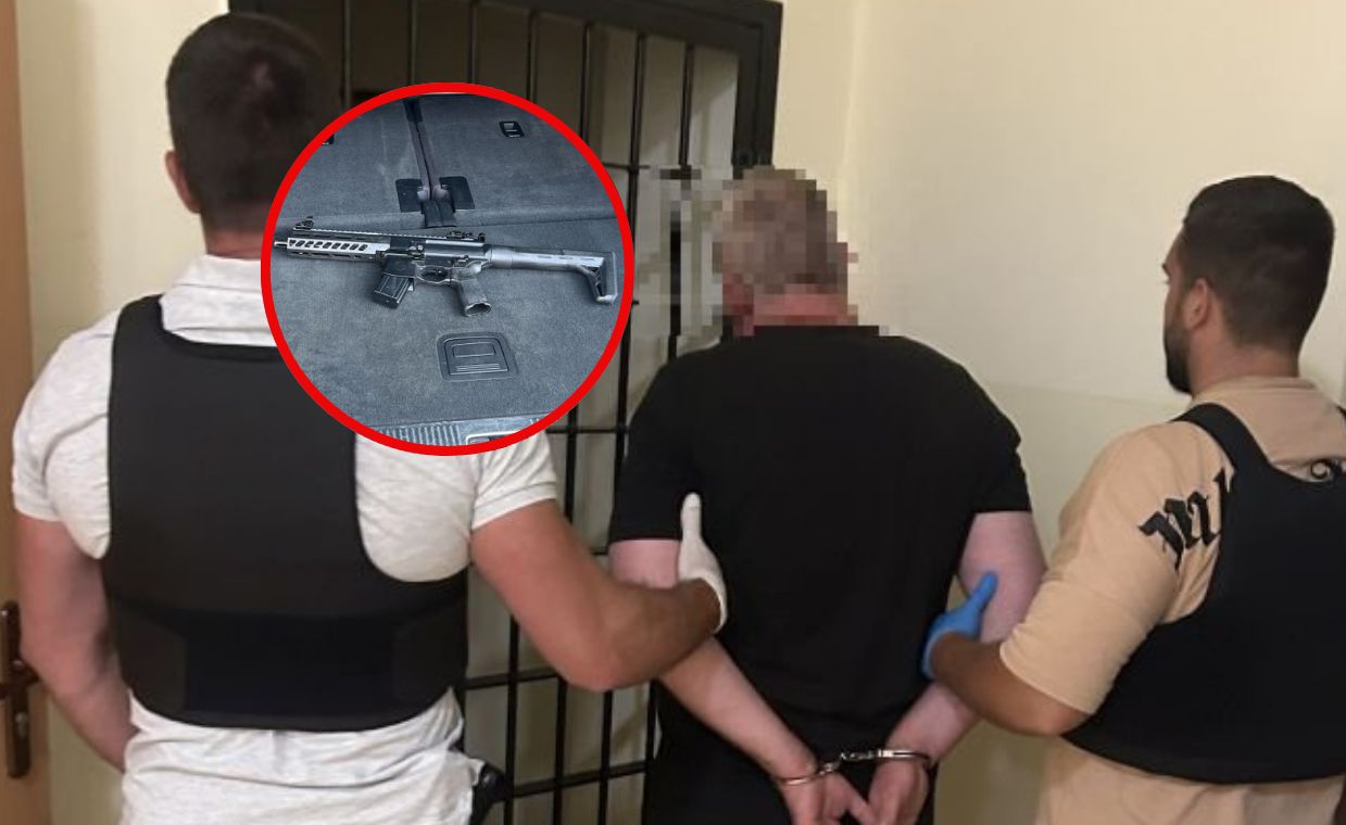 Groził obcokrajowcom i wymachiwał bronią. Incydent w Chojnicach