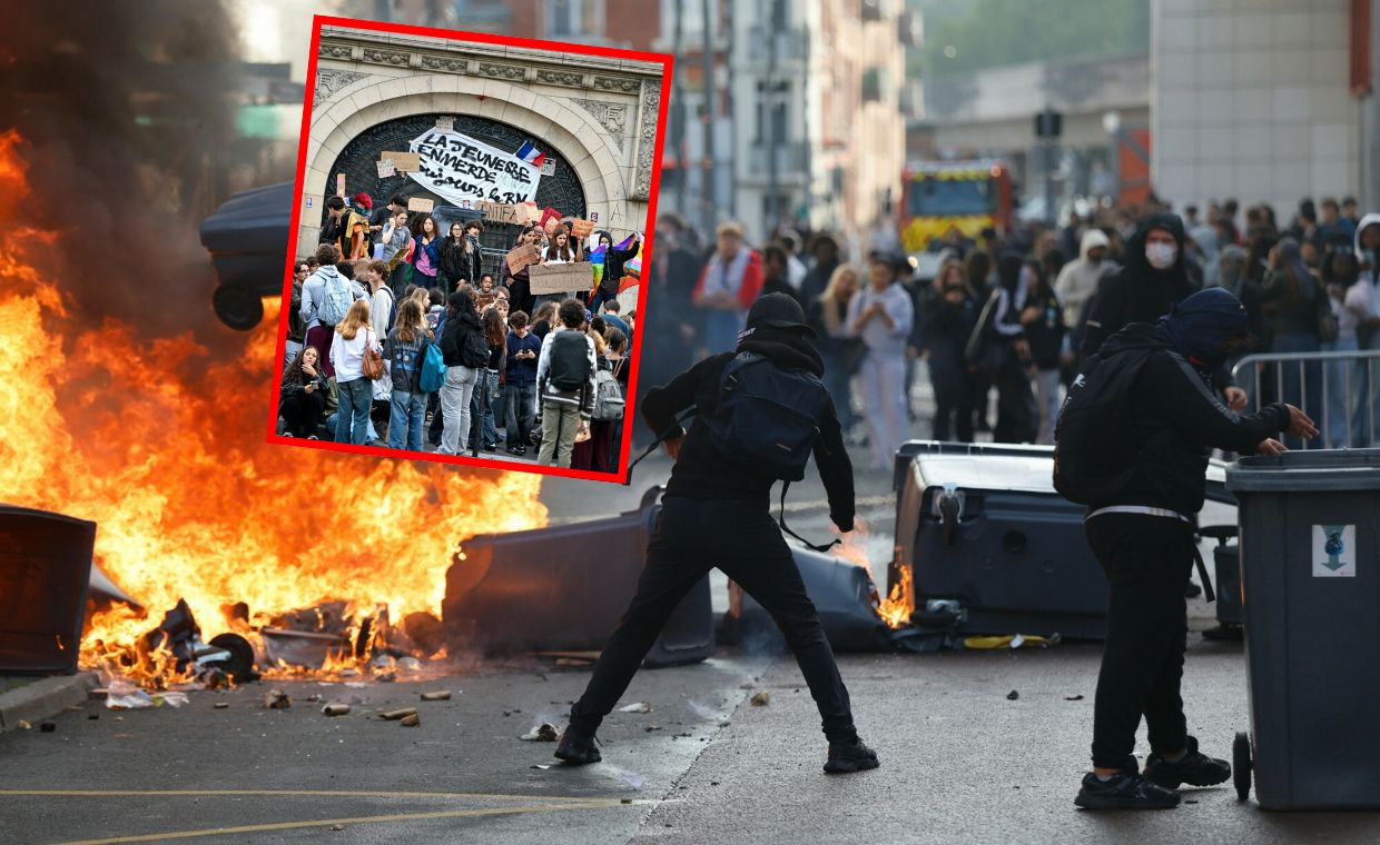 Francja traci kontrolę. Zamykają szkoły po brutalnych protestach
