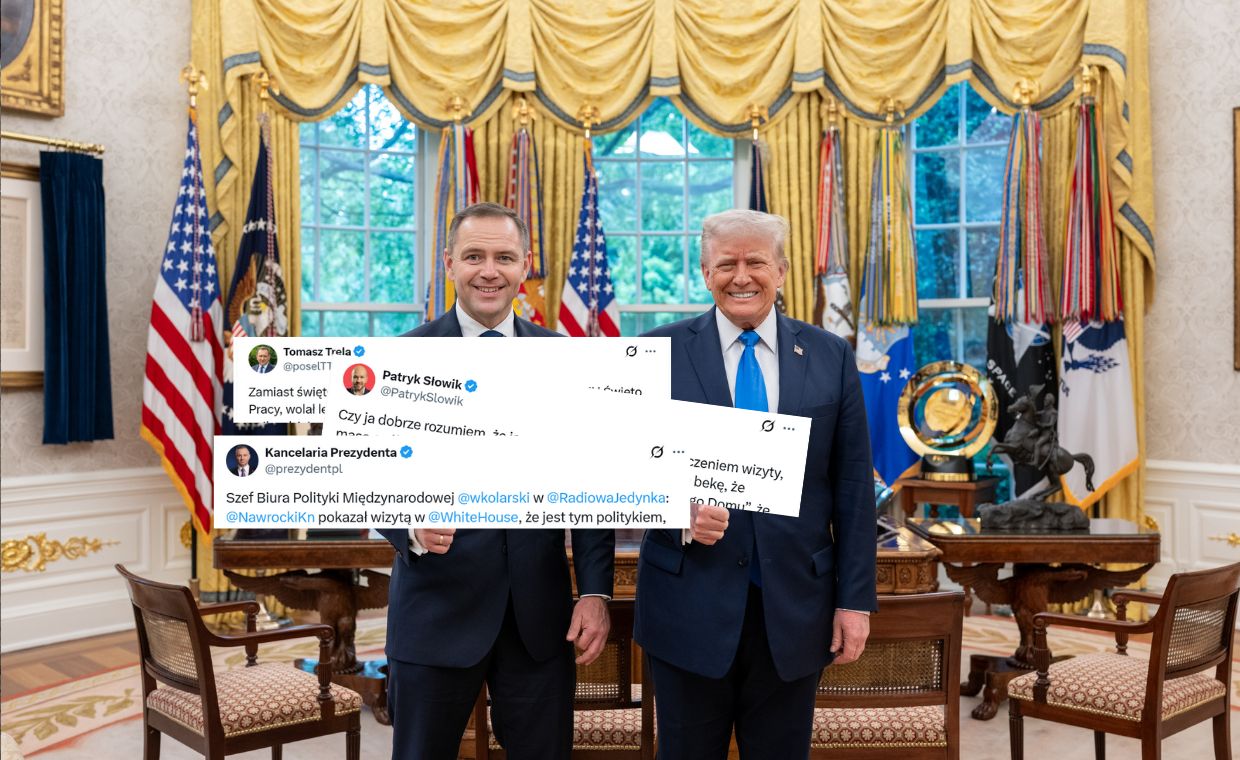 Nawrocki w Białym Domu. Lawina komentarzy po spotkaniu z Trumpem