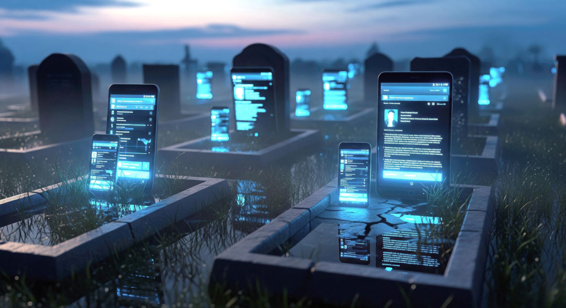 Cyfrowe cmentarze. Do 2100 r. konta zmarłych mogą przewyższyć żyjących