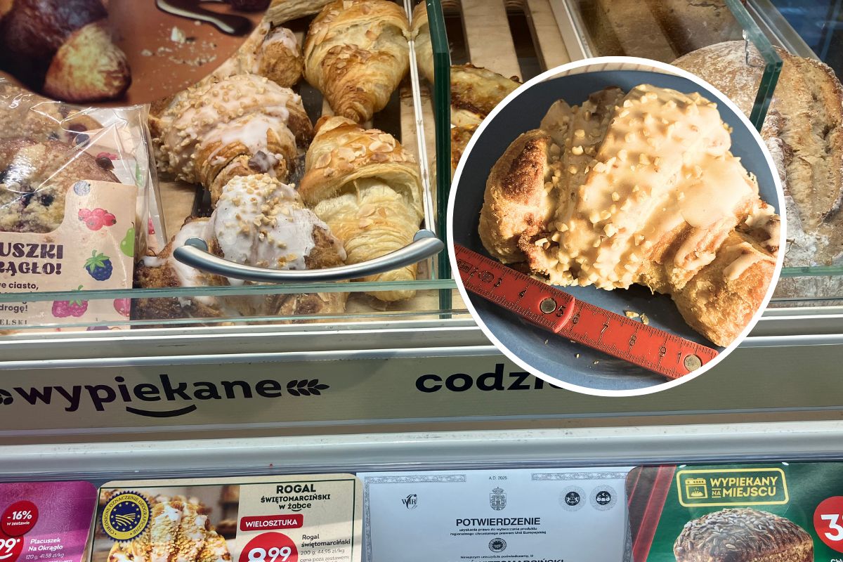 Sprawdziłam rogala świętomarcińskiego z Żabki. Czym się różni od tych sprzedawanych w cukierni?