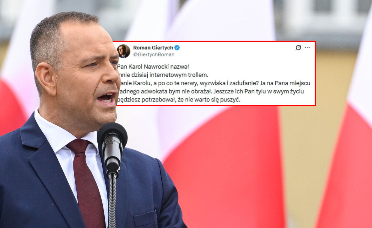 Prezydent nazwał go trollem. Giertych ostro odpowiada Nawrockiemu