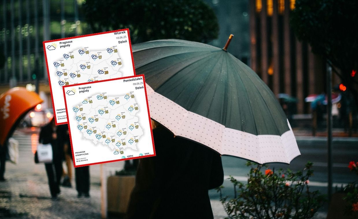 Zmiana w pogodzie. Chłodny początek tygodnia