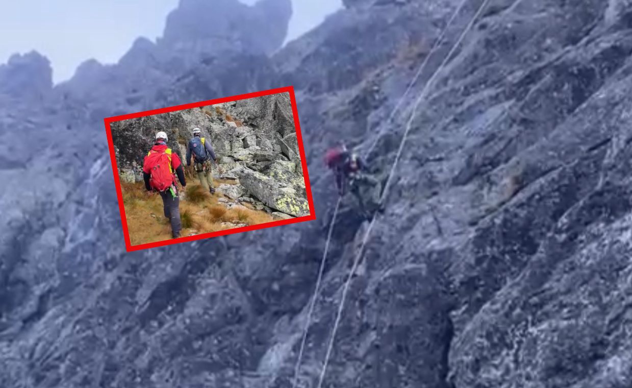 Zeszli ze szklaku, nie potrafili dalej iść. Polaków ratowały słowackie służby